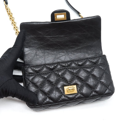 Chanel 2.55 Reissue mini waist Belt Bag black