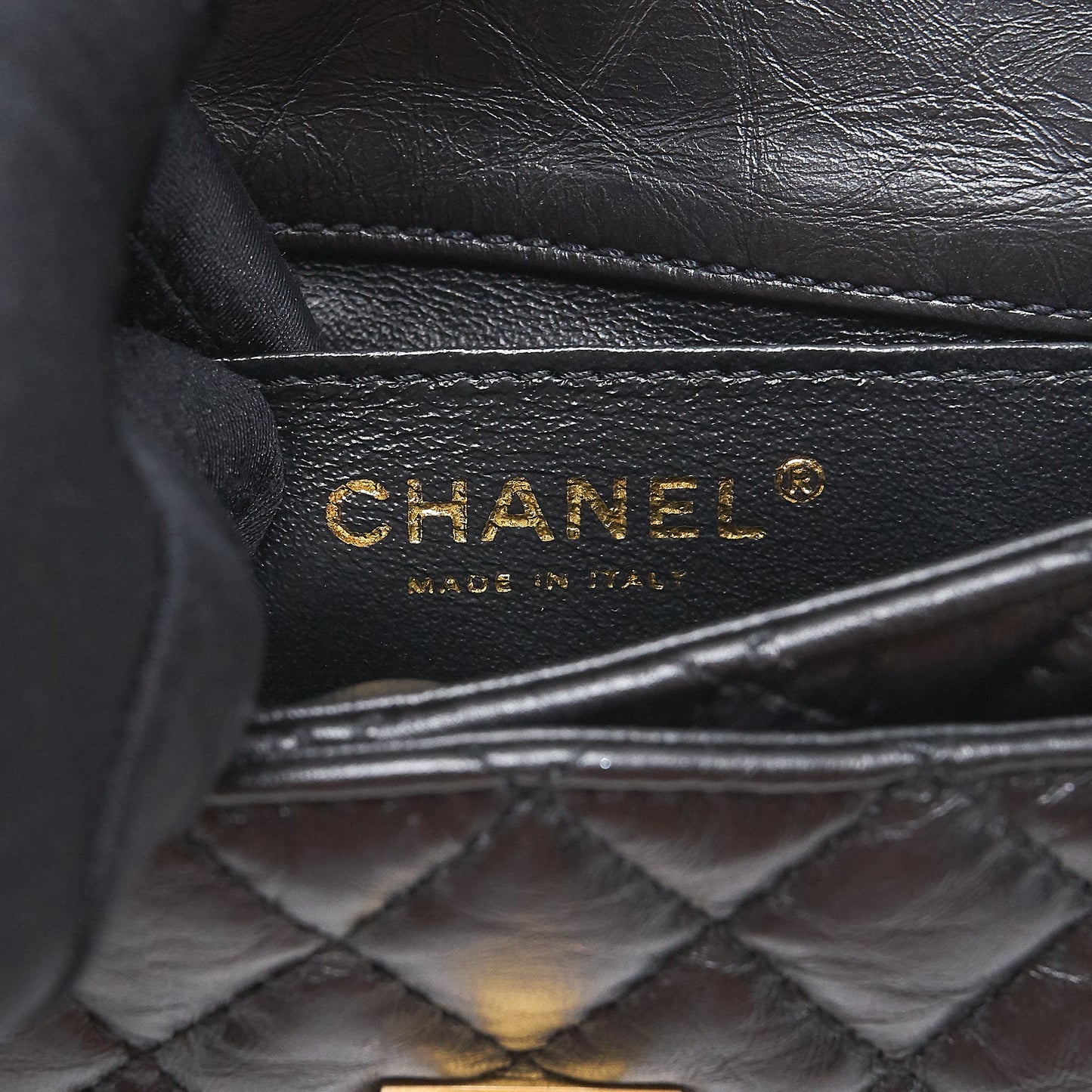 Chanel 2.55 Reissue mini waist Belt Bag black