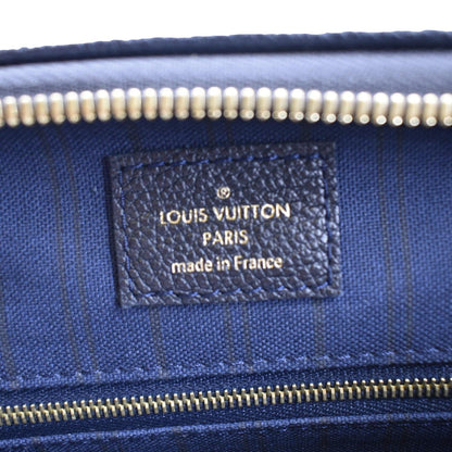 LOUIS VUITTON Speedy Bandouliere 25 Empreinte Leather Shoulder Bag Black