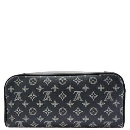 LOUIS VUITTON Steamer Savane Monogram Chapman Canvas Backpack Bag Navy Blue