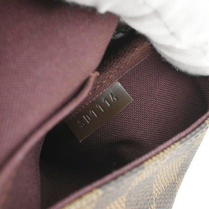 LOUIS VUITTON Favorite PM Damier Ebene Crossbody Bag Brown