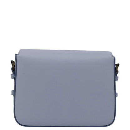 BURBERRY Small Grace Leather Crossbody Bag Light Blue