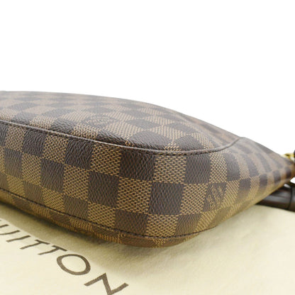 LOUIS VUITTON South Bank Besace Damier Ebene Crossbody Bag Brown