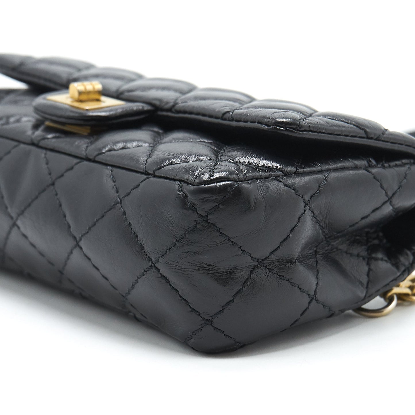 Chanel 2.55 Reissue mini waist Belt Bag black