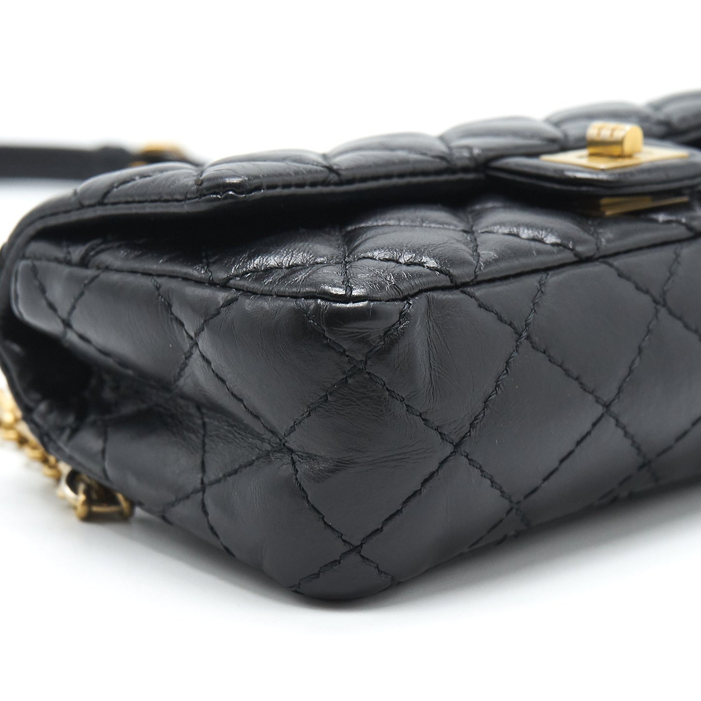 Chanel 2.55 Reissue mini waist Belt Bag black