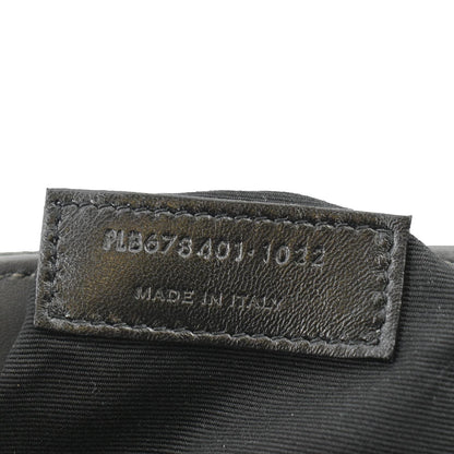 YVES SAINT LAURENT Loulou Toy Suede Crossbody Bag Gray