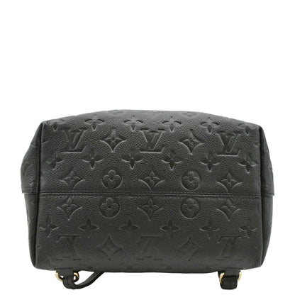 LOUIS VUITTON Montsouris PM Monogram Empreinte Backpack Black
