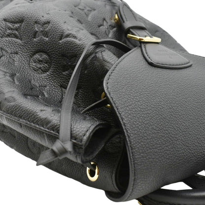LOUIS VUITTON Montsouris PM Monogram Empreinte Backpack Black