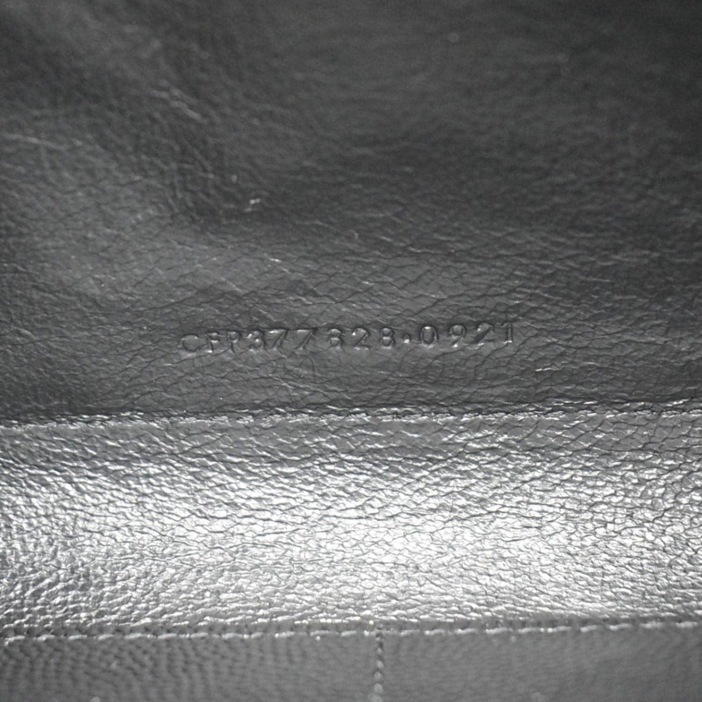 YVES SAINT LAURENT Cassandre Envelope Grain De Poudre Leather Chain Crossbody Bag Black