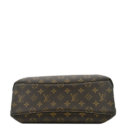 LOUIS VUITTON Rivoli PM Monogram Canvas Satchel Bag Brown