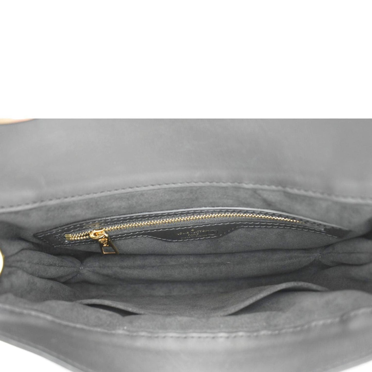 LOUIS VUITTON Twinny Monogram Canvas Shoulder Bag Brown