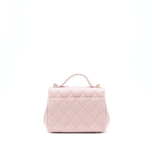 Chanel Small Business affinity flap Bag Caviar Light Pink L