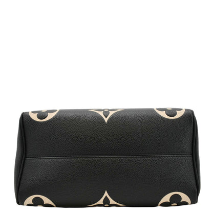 LOUIS VUITTON Speedy 25 Bandouliere Monogram Empreinte Leather Crossbody Bag Bicolor