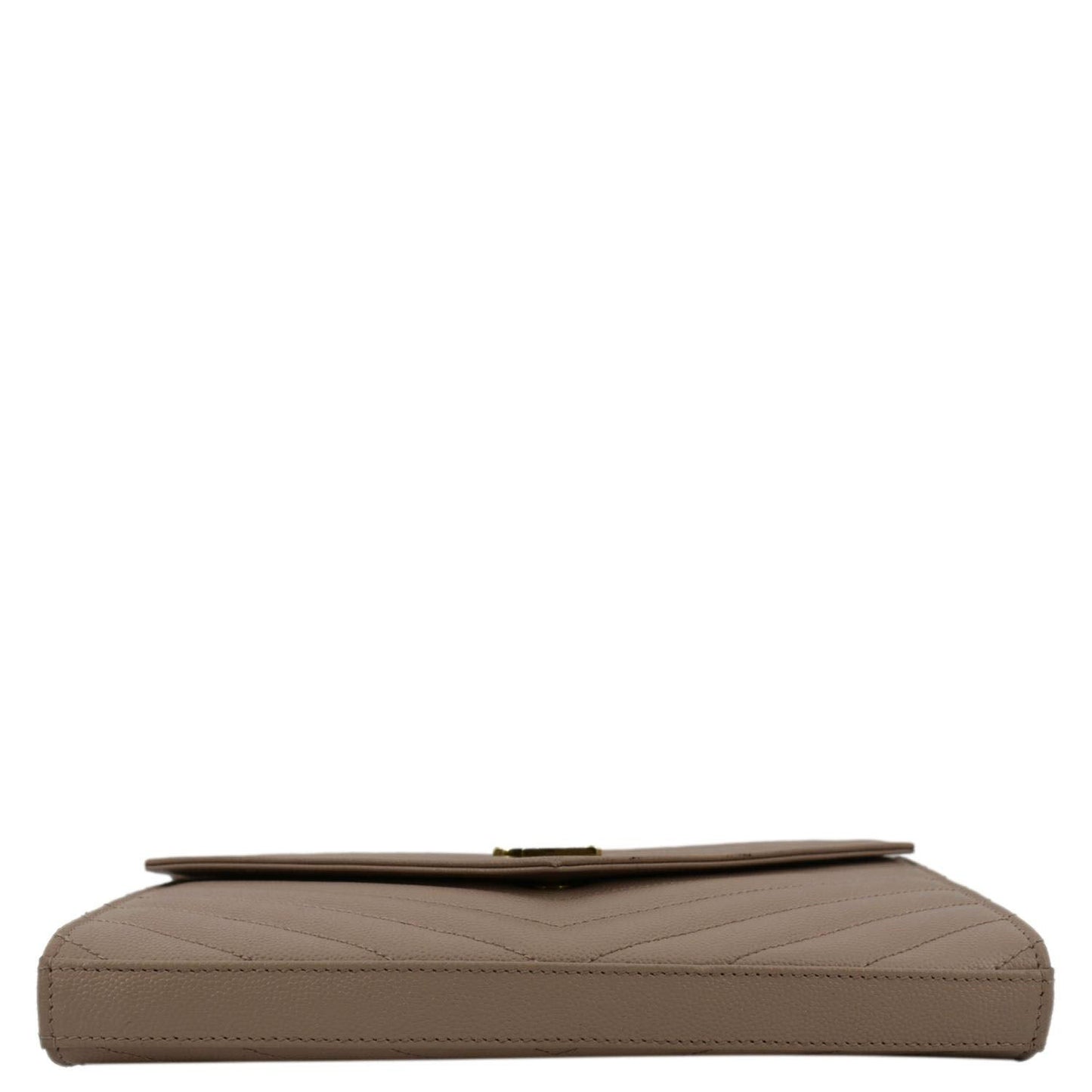 YVES SAINT LAURENT Cassandre Chain Wallet Leather Crossbody Bag Pink