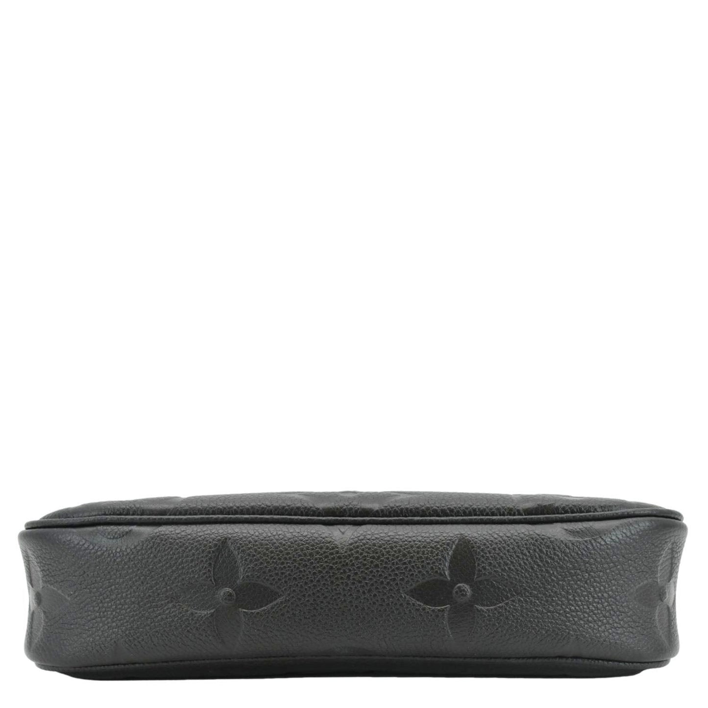 LOUIS VUITTON Ivy Empreinte Leather Wallet On Chain Shoulder Bag Black