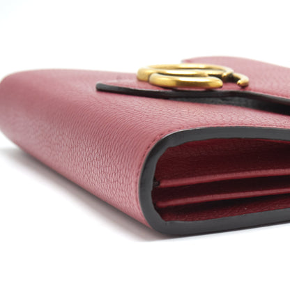 Gucci GG marmont Wallet on Chain Red