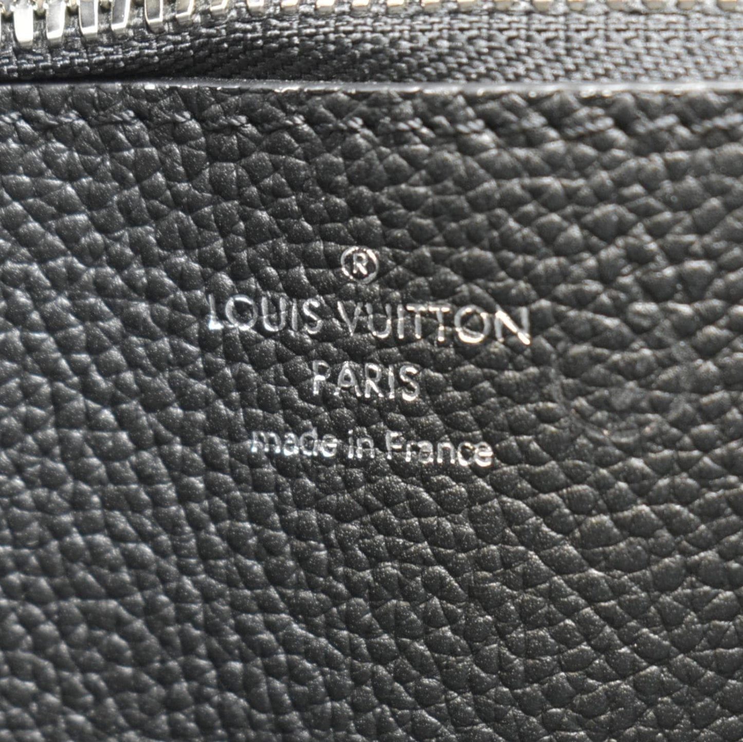 LOUIS VUITTON Muria Mahina Perforated Leather Shoulder Bag Black