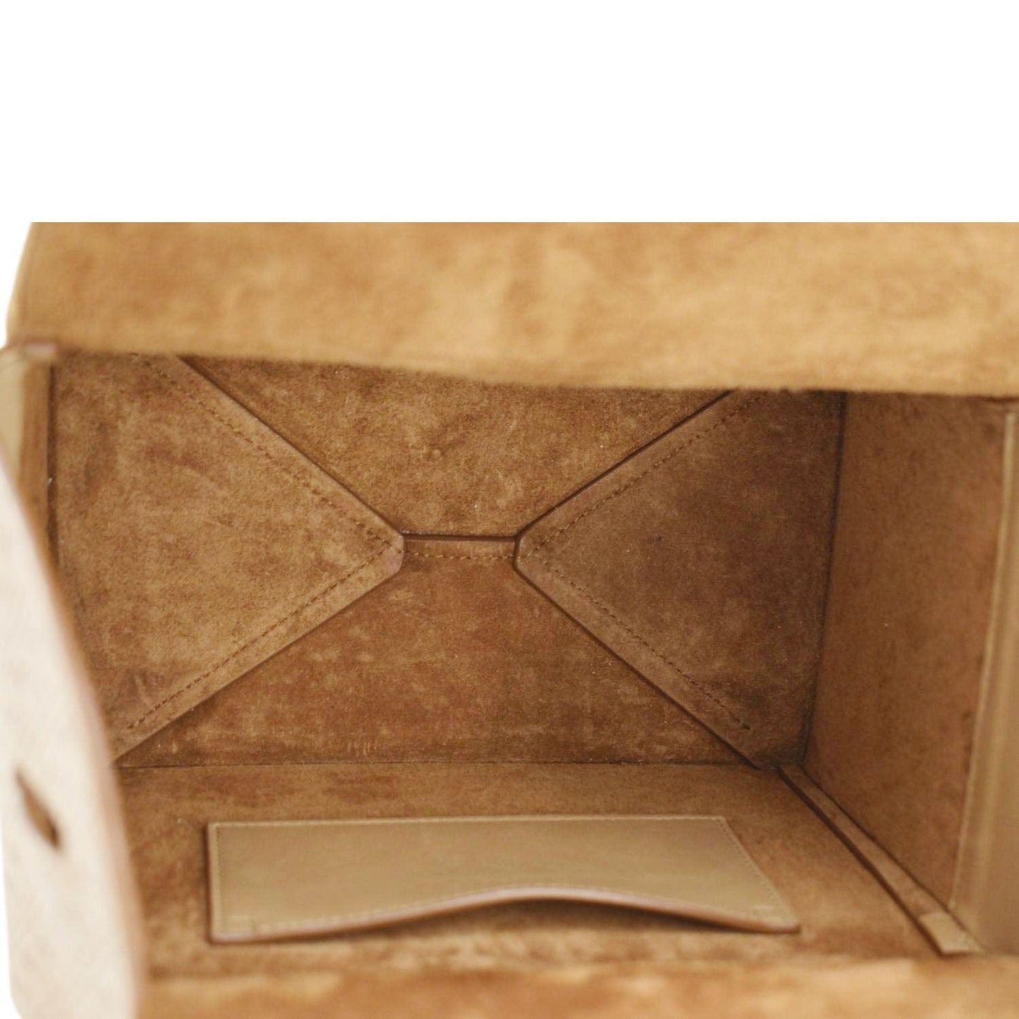 YVES SAINT LAURENT Takeaway Box Vegetable-Tanned Leather Satchel Bag Brown