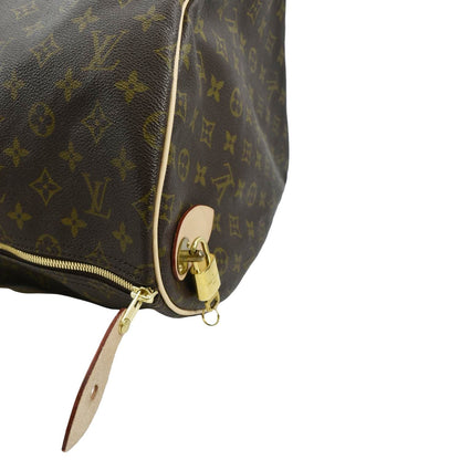 LOUIS VUITTON Vintage Keepall 55 Monogram Canvas Travel Bag Brown
