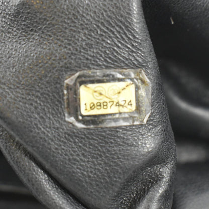CHANEL Modern Chain Calfskin Leather Hobo Bag Black
