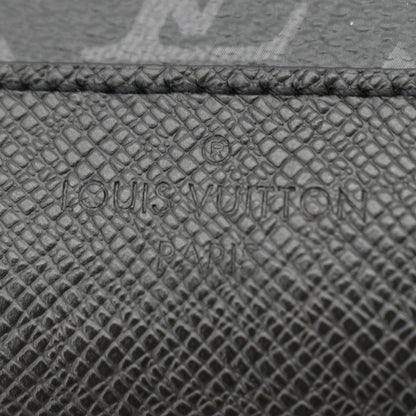 LOUIS VUITTON Duo Sling Taigarama Backpack Bag Black