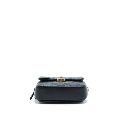 Chanel 22P Flap Backpack Caviar Black