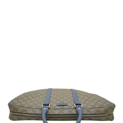 GUCCI GG Supreme Stars Briefcase Bag Beige