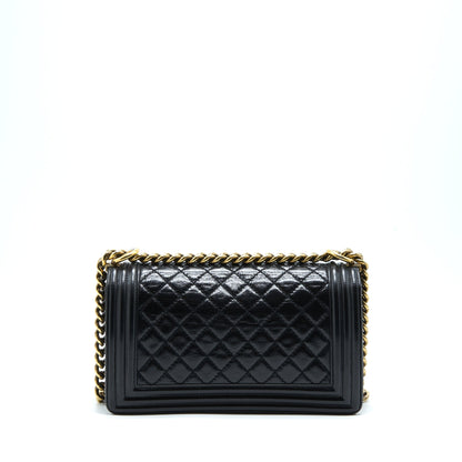 Chanel Medium Boy Bag Calfskin Black