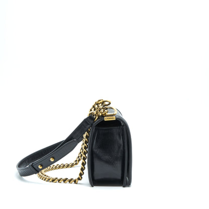 Chanel Medium Boy Bag Calfskin Black