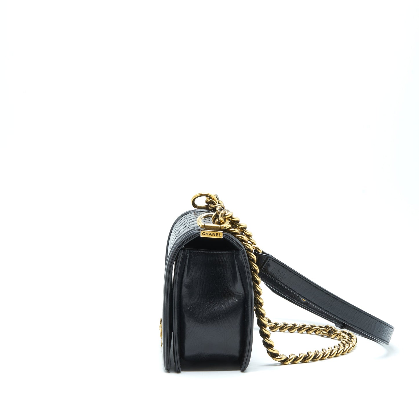 Chanel Medium Boy Bag Calfskin Black