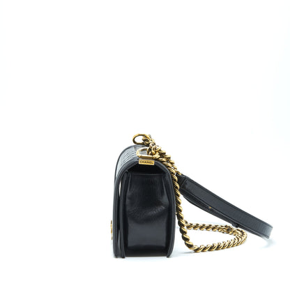 Chanel Medium Boy Bag Calfskin Black