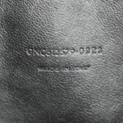 YVES SAINT LAURENT Lou Mini Chevron Leather Camera Crossbody Bag Black