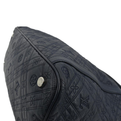 LOUIS VUITTON Antheia Ixia MM Leather Shoulder Bag Blue