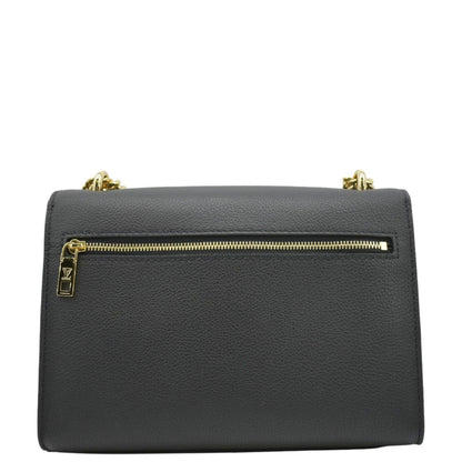 LOUIS VUITTON Mylockme Calf Leather Chain Shoulder Bag Creme