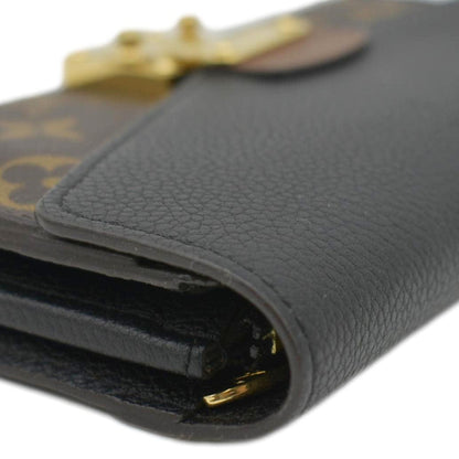 LOUIS VUITTON Pallas Monogram Canvas Wallet Brown
