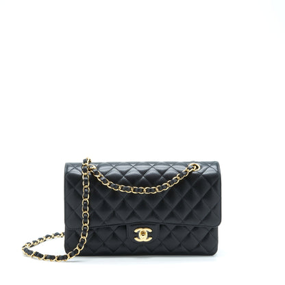 Chanel Medium Classic Double Flap Bag Caviar Black