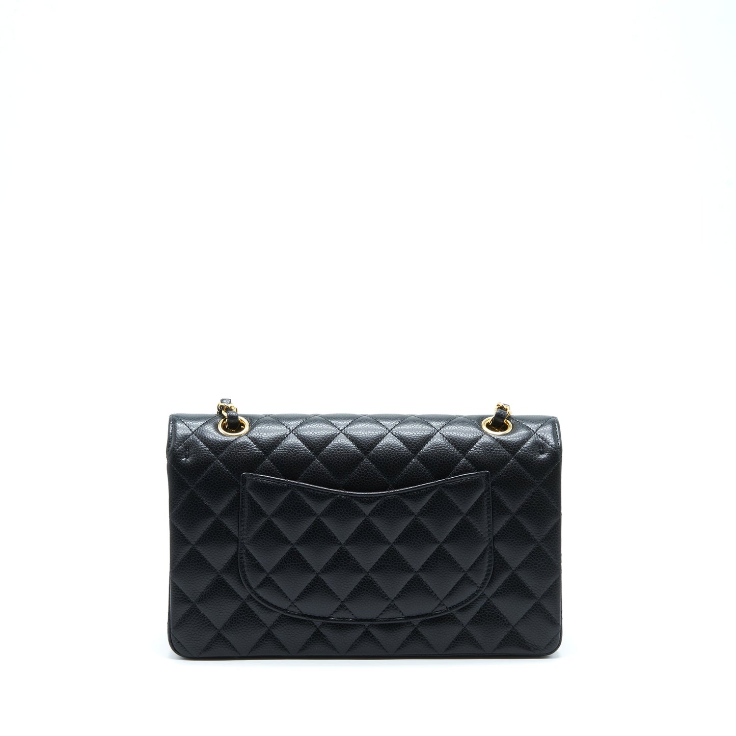 Chanel Medium Classic Double Flap Bag Caviar Black
