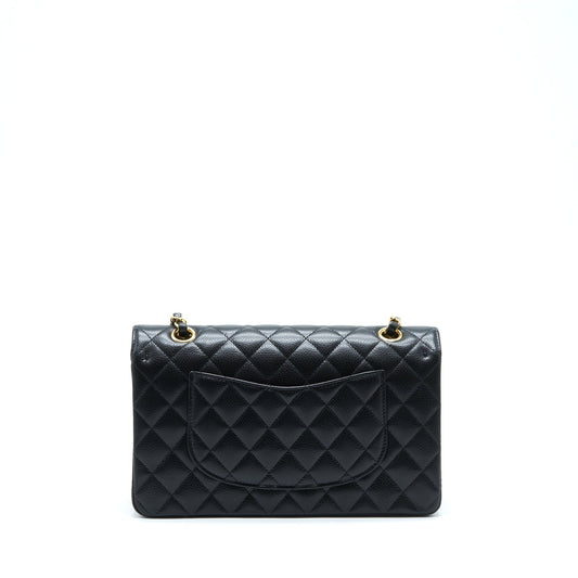 Chanel Medium Classic Double Flap Bag Caviar Black