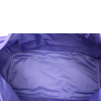 LOUIS VUITTON Keepall 45 Bandouliere Puffy Damier Leather Travel Bag Violet