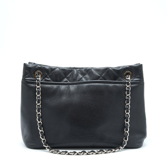Chanel Timeless Soft Shopper Tote Caviar Black