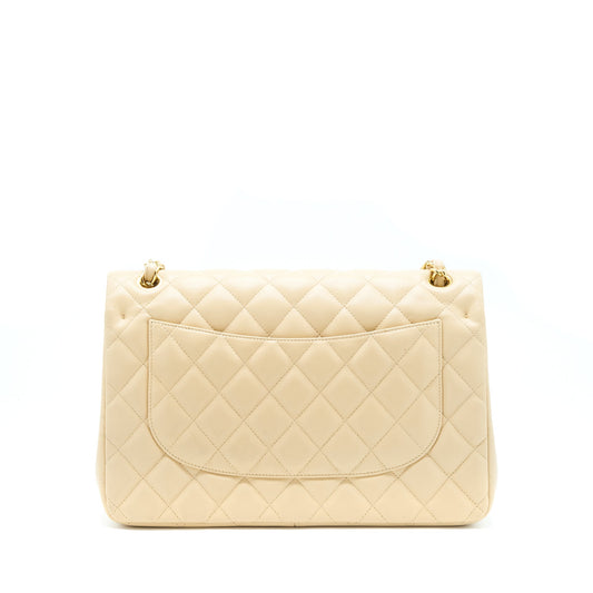 Chanel Jumbo Classic Double Flap Bag Lambskin Beige L