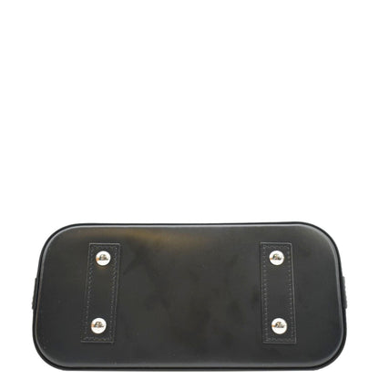 LOUIS VUITTON Alma BB Epi Leather Satchel Crossbody Bag Black