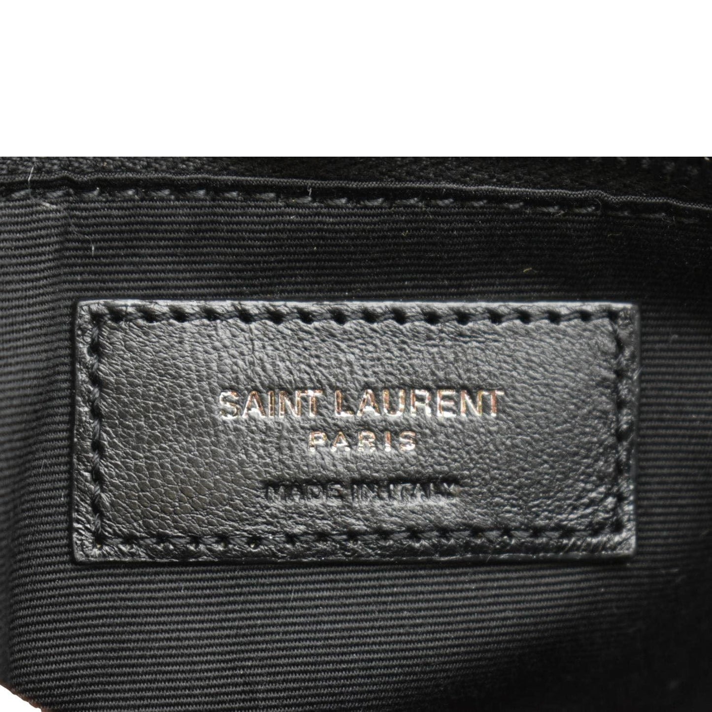 YVES SAINT LAURENT Loulou Toy Quilted Leather Crossbody Bag Black