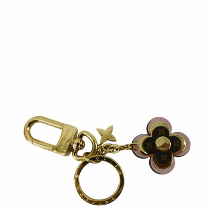 LOUIS VUITTON Monogram Blooming Flowers BB Bag Charm Key Holder Pink