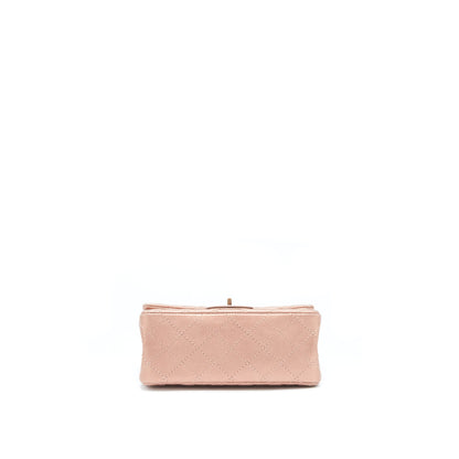 Chanel Mini 2.55 Reissue Flap Bag Calfskin Metallic Pink