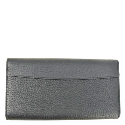 LOUIS VUITTON Capucines Crown Flowers Taurillon Leather Wallet Black