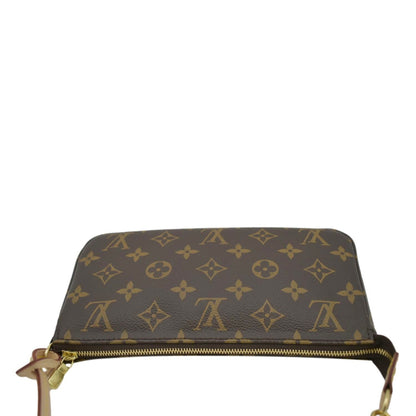 LOUIS VUITTON Pochette Monogram Canvas Accessoires Pouch Brown