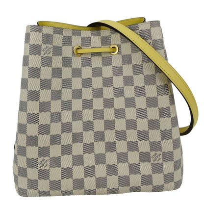 LOUIS VUITTON Neonoe MM Damier Azur Shoulder Bag Pineapple