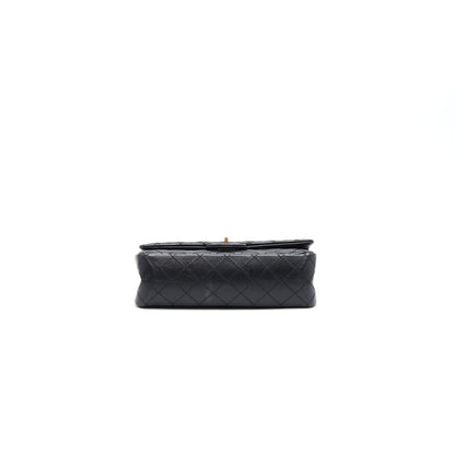 Chanel 2.55 Handbag Aged Calfskin Black