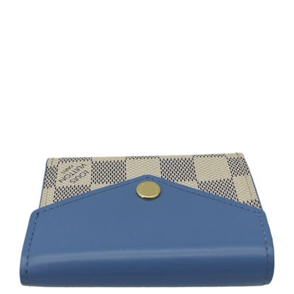 LOUIS VUITTON Zoe Damier Azur Wallet Light Blue